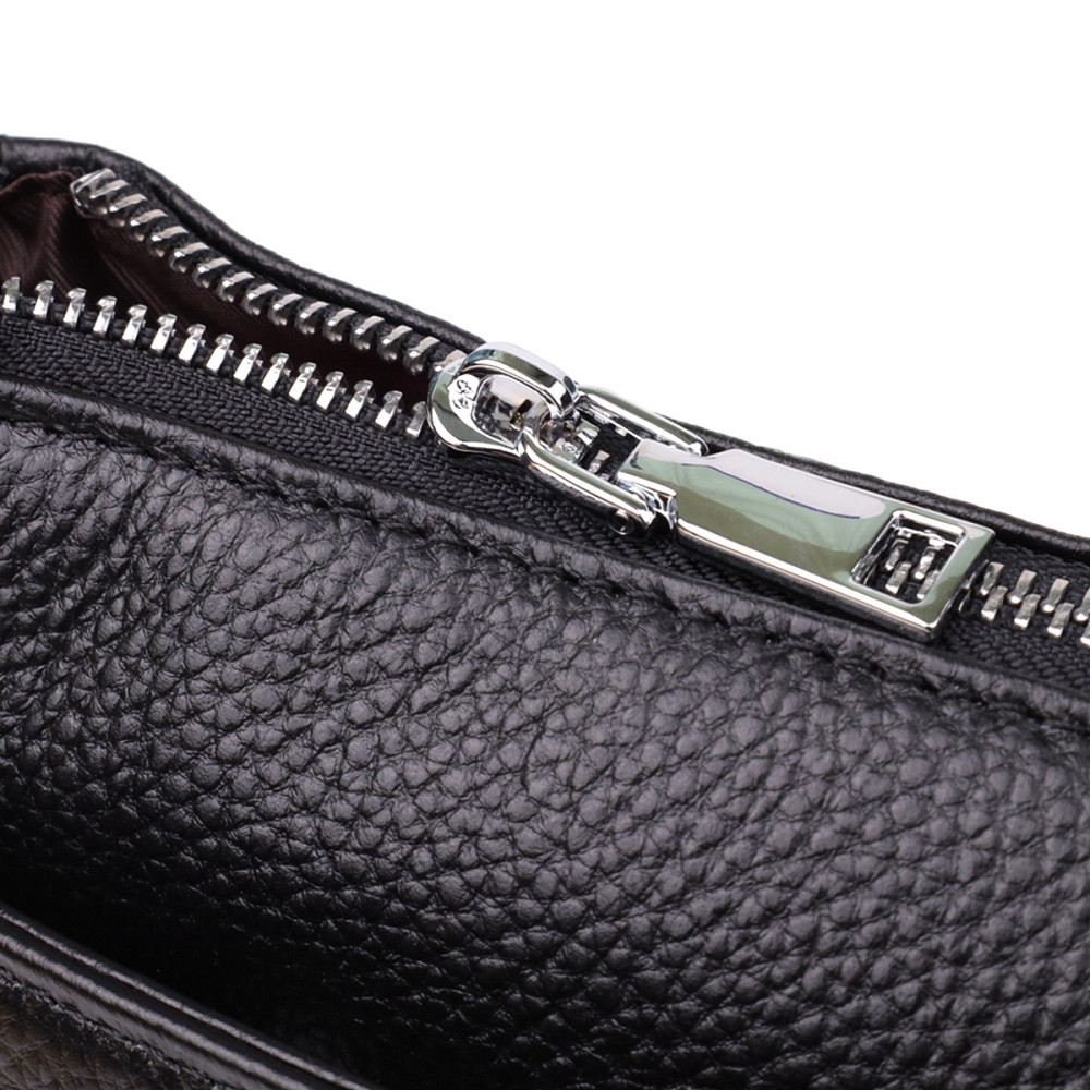 Женская сумка с двумя ремешками из натуральной кожи Vintage 22926 Черный Киев - изображение 6