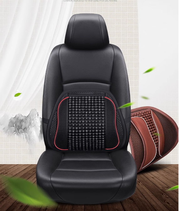 Упор для  спины с ДЫШАЩИМ переплетением на сиденье в авто, офисное кресло, ортопедический с НАКЛАДКАМ Кременчуг - изображение 6