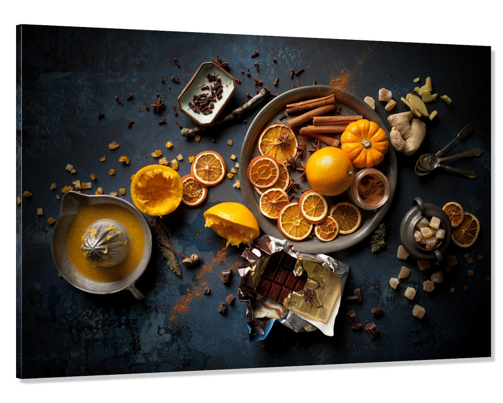 Картина холст в гостиную / спальню   Апельсиновий бум    MLP_143 40x80 см Киев - изображение 1