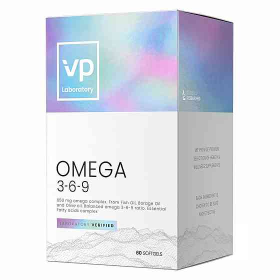 Омега 3-6-9 VPLab Omega 3-6-9 1300 мг 60 гел капс Київ