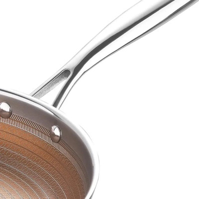 Сковорода MasterPro Giro-gold(US), з кришкою 30 см (MPUS10162-STSMS) Винница - изображение 2