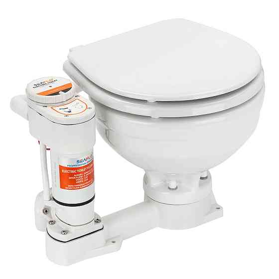 Електричний конверсійний туалет SEAFLO компактний розмір 12 В SFMTE1-02 Київ