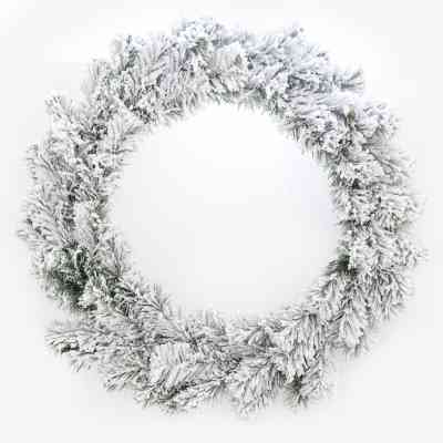 Різдвяний вінок YES! Fun Рождественський 17,5 см засніжений (903748) Вінниця