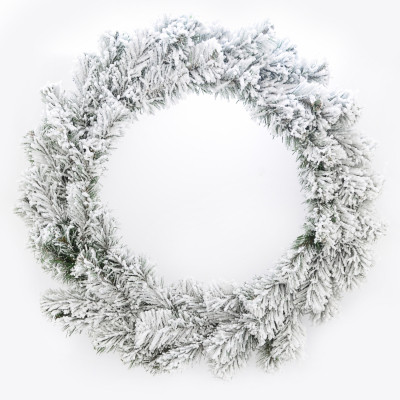 Рождественский венок YES! Fun Рождественский 17,5 см заснеженный (903748) Винница - изображение 1