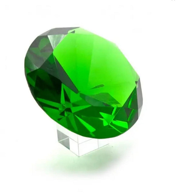 Фигурка из хрусталя Кристалл зеленый Киев - изображение 1