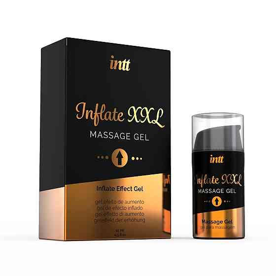 Гель для стимуляції члена Intt Inflate XXL (15 мл) зі смаком кориці, підсилює збудження Sex Aura Київ