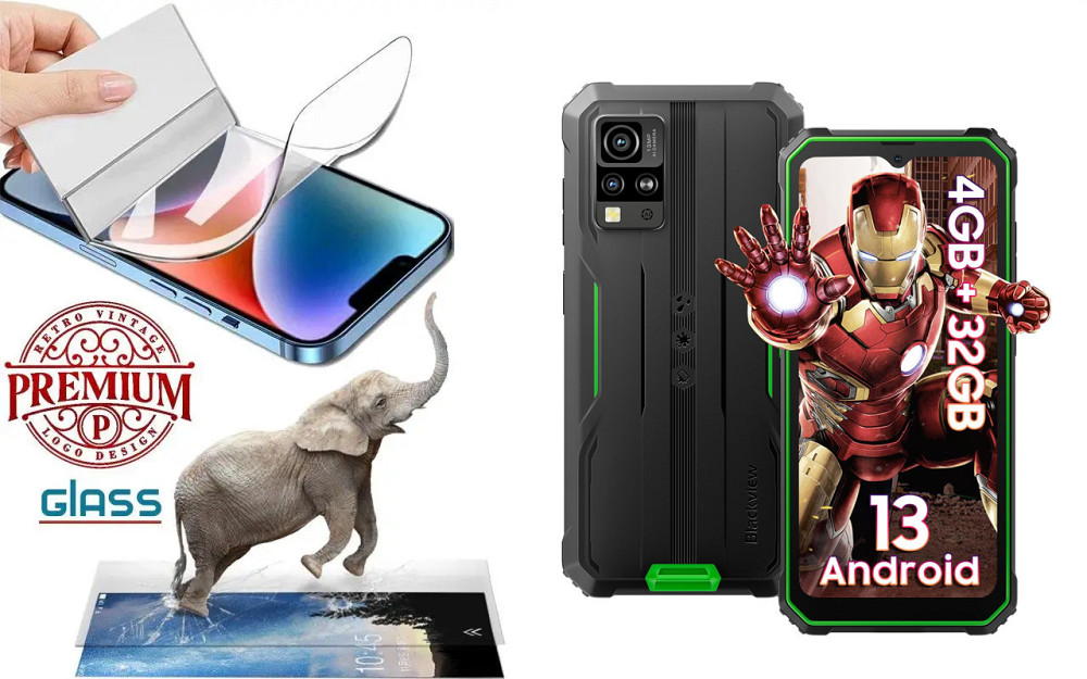 Полиуретановая пленка Blackview BV4800, Premium, толщина 0,2 мм Киев - изображение 1