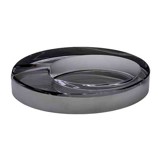 Скляна попільничка для сигарет 13х7.5х2.5 см попільничка декоративна настільна Сіра HP-4-135 Київ