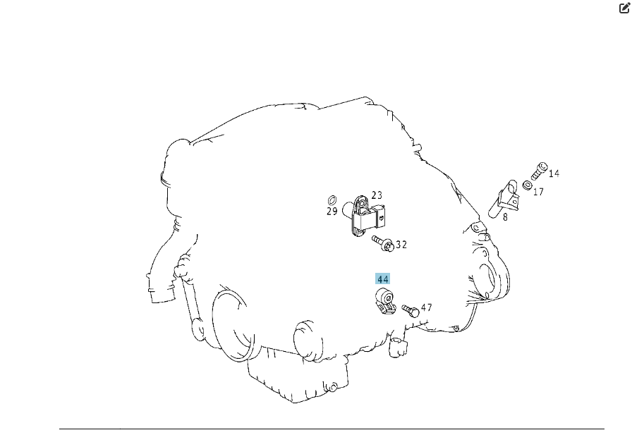 Mercedes-Benz  A0041534628 Датчик детонації OM646 M271 M266 M111 Одесса - изображение 2