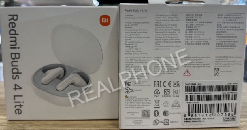 Наушники: Xiaomi Redmi Buds 4 Lite White.l Харьков - изображение 2
