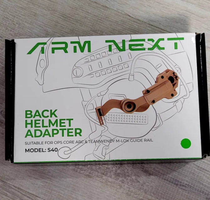 Тактичне кріплення чебурашки ARM Next S40 для навушників на шолом (Оливковий) Вінниця - фото 6