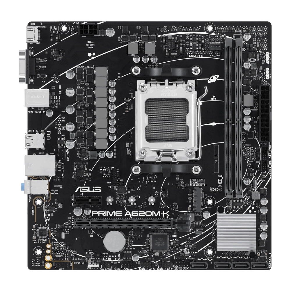 Материнська плата Asus Prime A620M-K Socket AM5 microATX Харьков - изображение 1