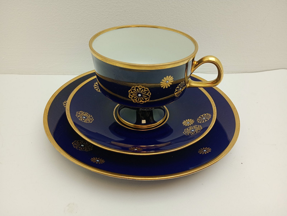 Колекційне порцелянове чайне тріо Fine LICHTE Луцьк - фото 1