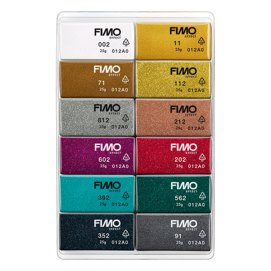 Набор пластики “Effect Sparkle Colours” 12х25гр Fimo Киев - изображение 2