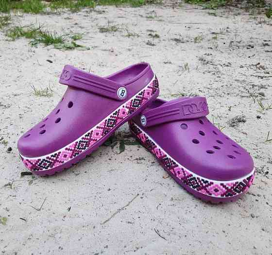 -Жіночі капці CROCS Бузкові Крокси Шльопанці Сланці (розміри: 37,38,39,40) Дніпро