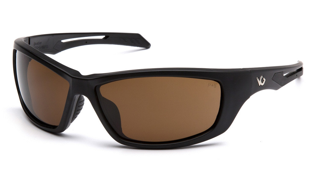 Захисні окуляри Venture Gear Tactical Howitzer Black (bronze) Anti-Fog, коричневі в чорній оправі Запоріжжя - фото 1