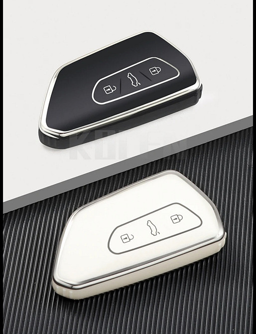 Захисний чохол для автомобільного ключа Volkswagen, Skoda Білий Смела - изображение 3