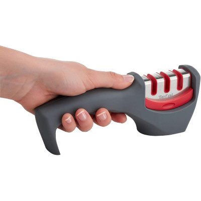 Точило для ножів Tefal Fresh Kitchen, нержавіюча сталь, пластик, сірий (K2090514) Вінниця - фото 5