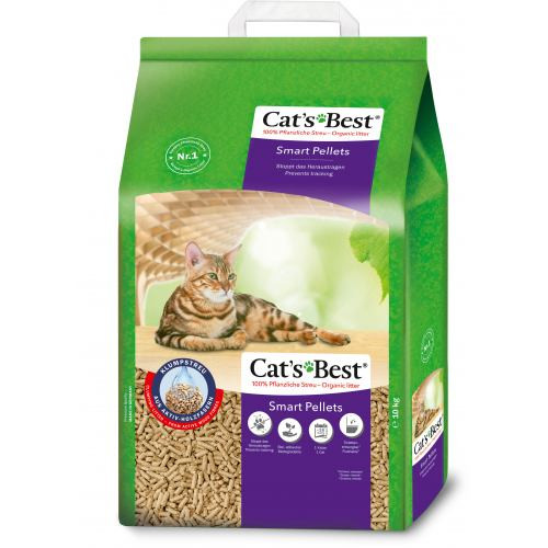 Наповнювач Cat’s Best для котячого туалету Smart Pellets деревний 20 л / 10 кг Киев - изображение 1
