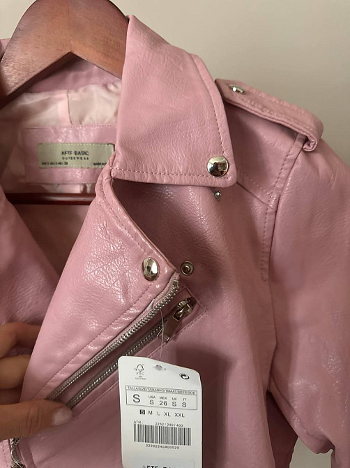 Куртка косуха жіноча весна/осінь Рожевий M Харків - фото 4