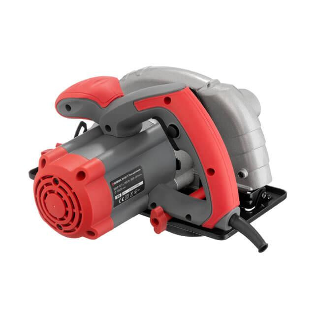 Пила дискова INTERTOOL DT-0613,1,3 кВт, 5000 об/хв, кут 90-45°, глибина розпилу 41/57 мм, диск 185×20 мм, Електрична пила Львів - фото 6