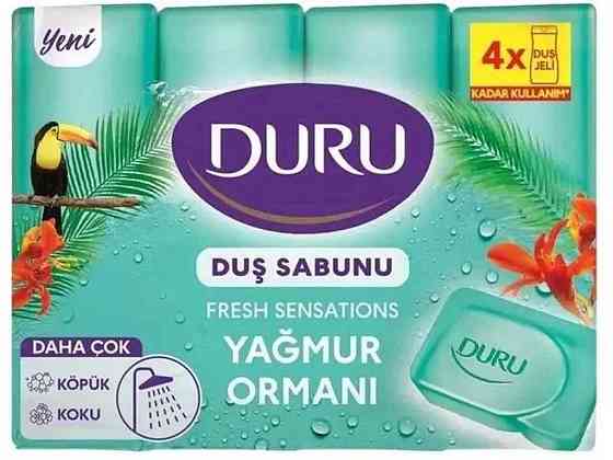 Мило Fresh Sensations екопак Свіжість Джунглів 4х150г ТМ Duru Київ