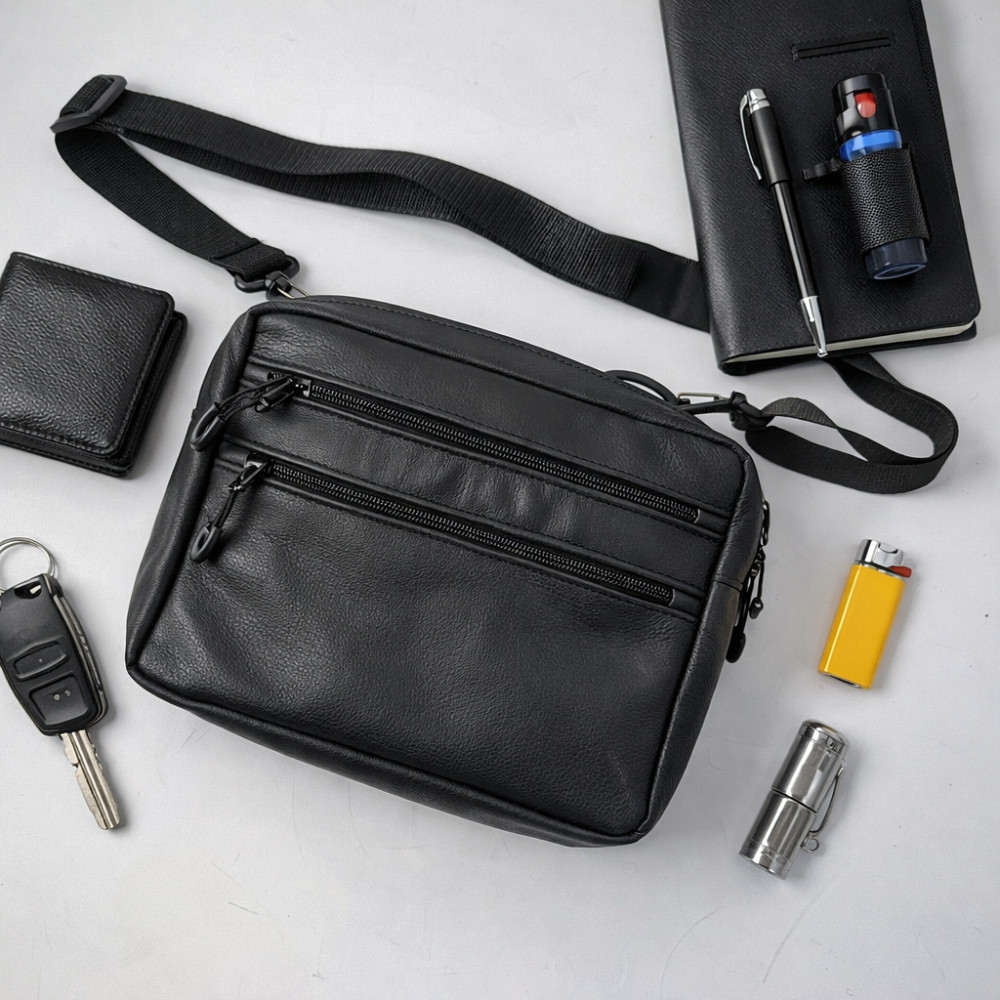 Ділова сумка-барсетка для чоловіків, Поштова сумка для документів Сумка для документів роботи VE-74 Львів - фото 16