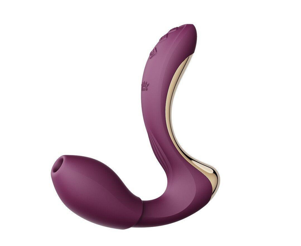 Вібратор-пульсатор з вакуумною насадкою Zalo – Talis G-Spot PulseWave Vibrator Velvet Purple Sex Aura Київ - фото 2