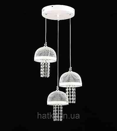 Люстра подвесная светодиодная E2724/3H, Белый+Хром Киев