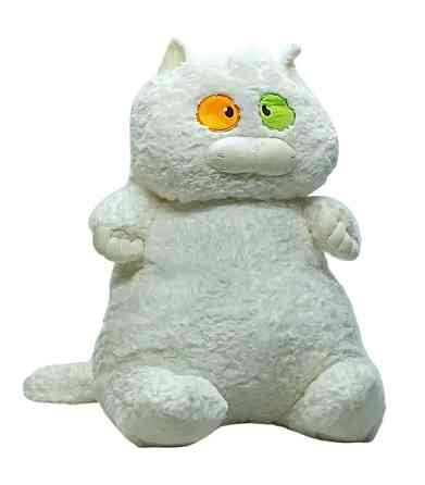 М'яка іграшка "Товстий кіт" K15215, 60 см Білий Вінниця