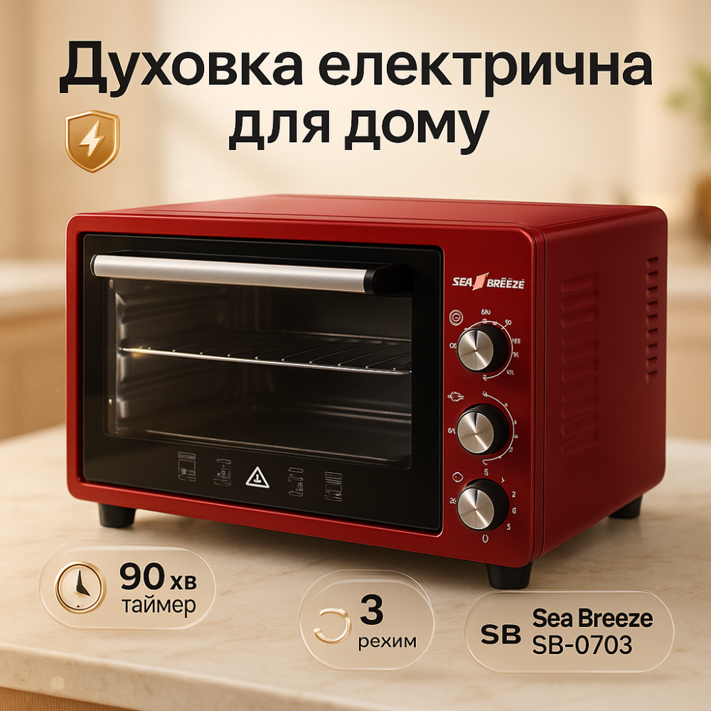 Піч-плита електрична, Духовка з автоматичним вимкненням, Хороша електрична духовка BW-12 Львів - фото 5