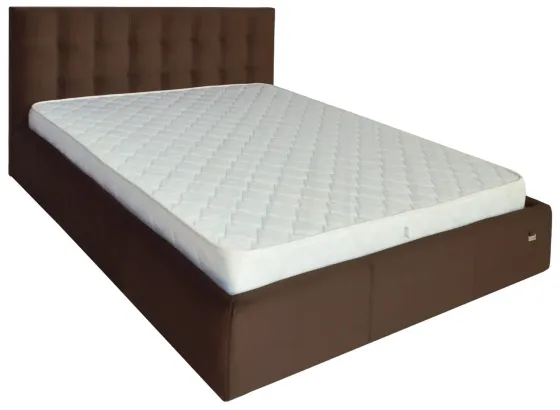 Ліжко Chester VIP 140 х 200 см Missoni 011 З додатковою металевою цільнозварною рамою Темно-коричневий Київ