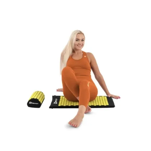 Подушка для акупунктури Hop-Sport C037 чорний із жовтим Київ - фото 5