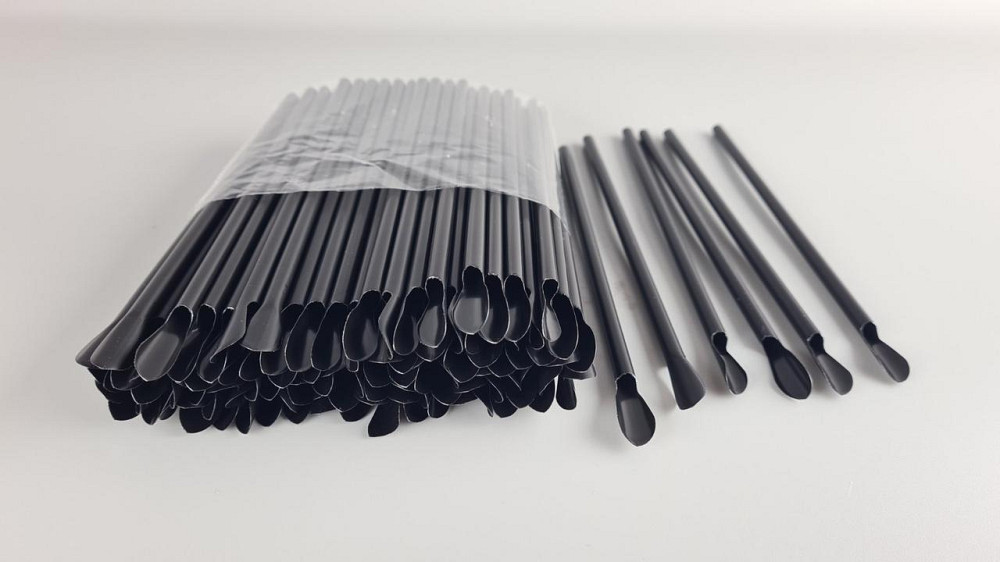 Трубочка d5,8-21 см "Лопатка" чорна (Лч 50*100) (100 шт.) Харків - фото 3