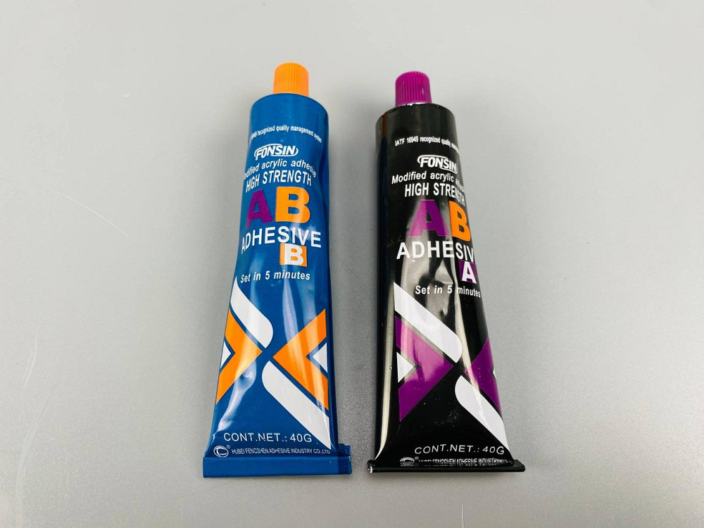 Клей двокомпонентний (універсальний) 40 г+40 г (фабрика «ABRO») Мукачево - фото 7