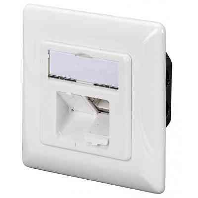 Комп&apos;ютерна розетка Digitus 2xRJ45 STP, cat. 6, для відкритої проводки (DN-9006-N) Вінниця