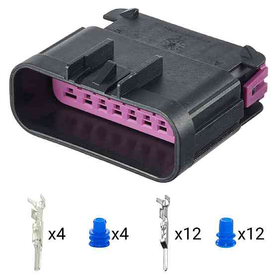 Роз'єм конектор 16-кон., 15326085, APTIV (Delphi) Америка, Корея, Японія, Америка, Buick, Cadillac, Chevrolet, Daewoo, GMC Київ