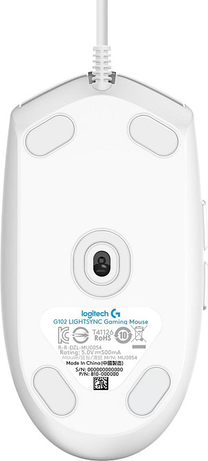Миша Logitech G102 Lightsync (910-005823) White (6587626) Киев - изображение 3