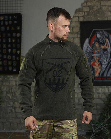 Тактична флісівка MOTARO 92 ОШБр oliva ВТ6392 Київ - фото 2