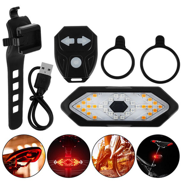 Велосипедний габаритний ліхтар FY-1820, Велоліхтар задній на багажник, Ліхтарик-мигалка для велосипеда QV-97 Івано-Франківськ - фото 6