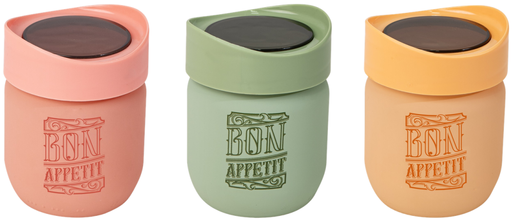 Банка Herevin 2024 Colours Plastic Lid 0.425 л (149357-150) (7053592) Киев - изображение 1