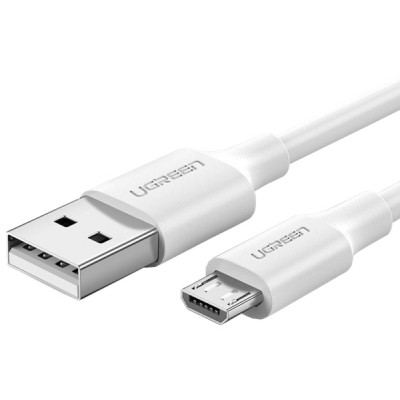 Дата кабель USB 2.0 AM to Micro 5P 1.5m US289 (White) Ugreen (60142) Вінниця - фото 1