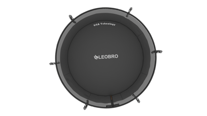 Батут дитячий LEOBRO Premium 252 см із внутрішньою захисною сіткою 8FT Київ - фото 5