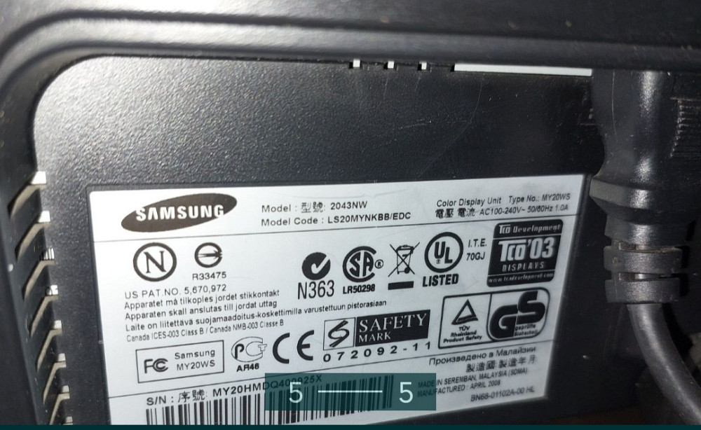 Монітор Samsung 2043 Київ - фото 1