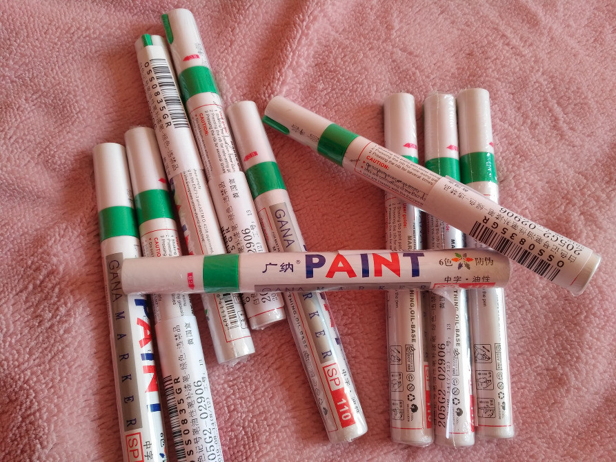 Маркер Зелений для авто-мото-вело шин Київ - фото 3