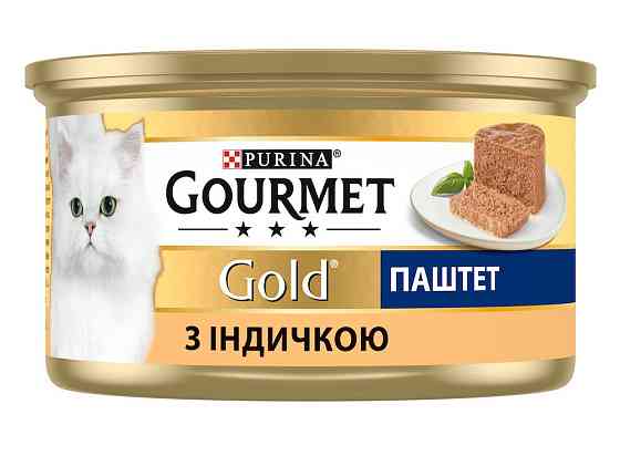 Консерва Gourmet Gold (Гурме Голд) для котів паштет з індичкою 85 г Purina Вінниця