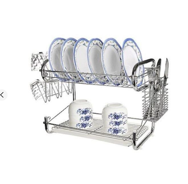 Двухъярусная сушилка для посуды 26х43 см  Edenberg EB-2108 Одесса - изображение 2
