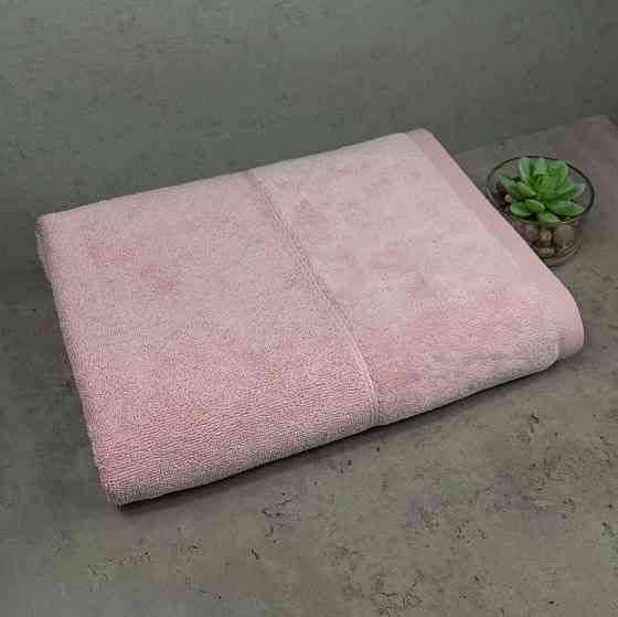 Набор полотенец велюр/махра 3шт GM Textile 50x90см, 50x90см, 70x140см Premium Milado 550г/м2 (Розовы Сумы