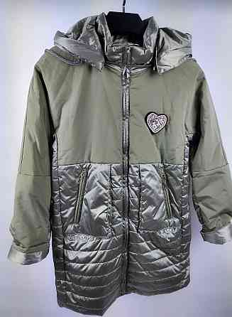 Демисезонная куртка хаки для девочек 146 Николаев