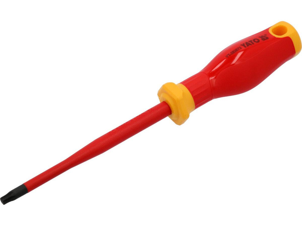 Викрутка з шліцом TORX діелектрична ізольована YATO: T30х 125/ 233 мм, оголений шліц- 17 мм [12] Одесса - изображение 1